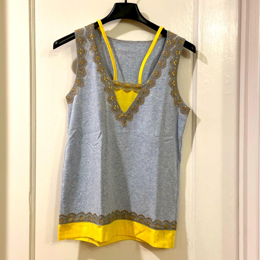 NWOT - 100% Cotton Top - Blue - Size XS